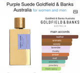 GOLDFIELD & BANKS PURPLE SUEDE